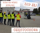 Kurs na wózki widłowe UDT 329 zł - Częstochowa